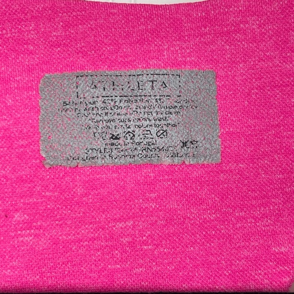 ATHLETA Fastest Track Sports Bra Hot Pink - Picture 2 of 3